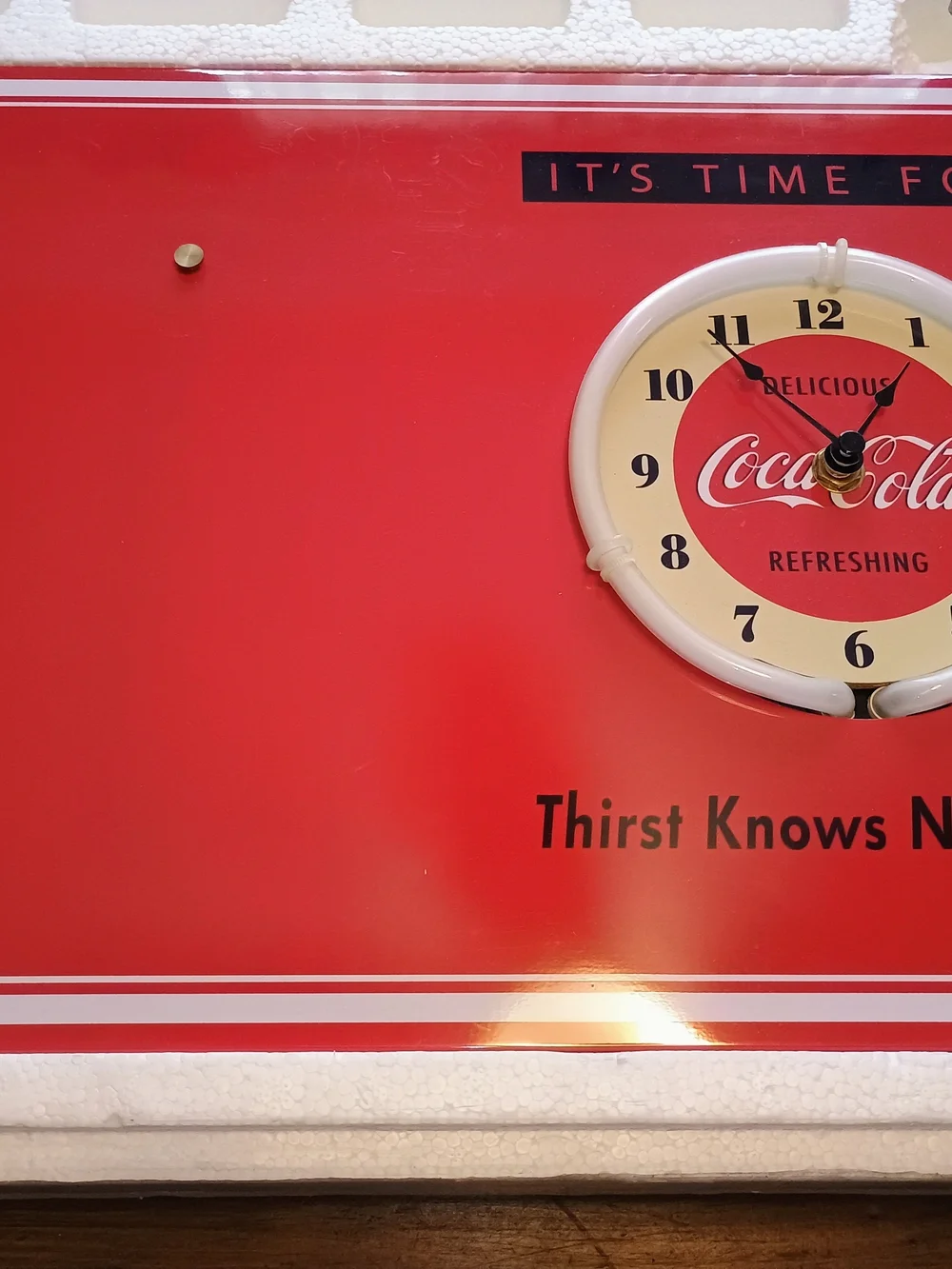 Bradford Exchange Coca Cola  Wall Clock Limited Edition W 5 Collectors Plates 09